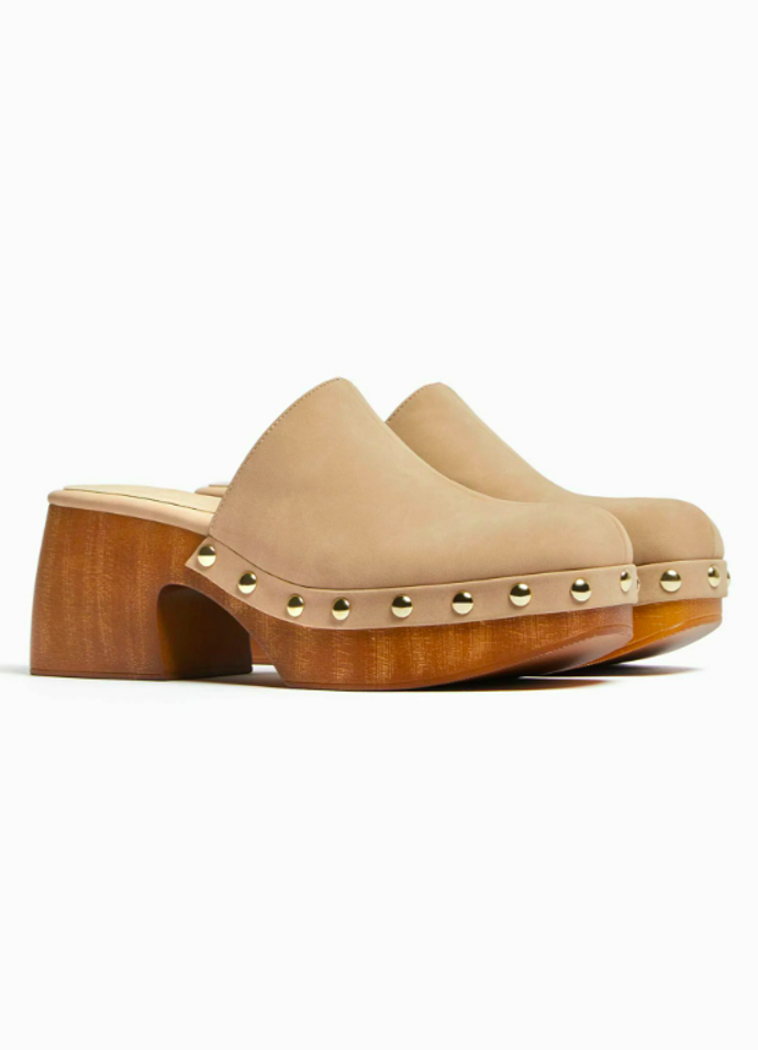 STUDDED - Dřeváky, Bershka, 799 Kč. 
