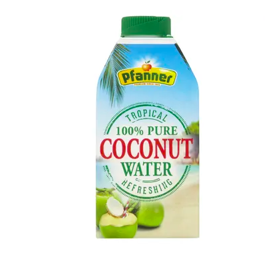 Kokosová voda 100% 500 ml, PFANNER, 75 Kč. 
