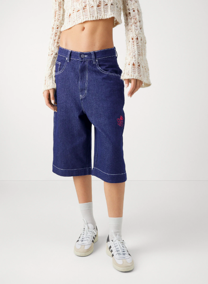 JUMBO JORTS - Džínové kraťasy, Jaded London, 1670 Kč. 
