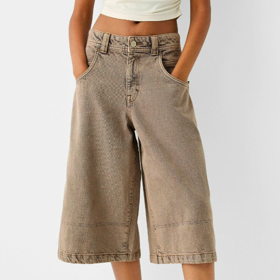 VINTAGE - Džínové kraťasy, Bershka, 579 Kč. 
