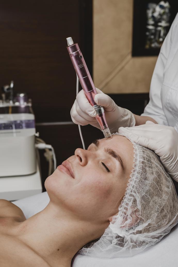  

Dermapen je moderní kosmetické zařízení, které pomocí mikrojehel stimuluje regeneraci pokožky a efektivně redukuje jizvy, vrásky a strie.
