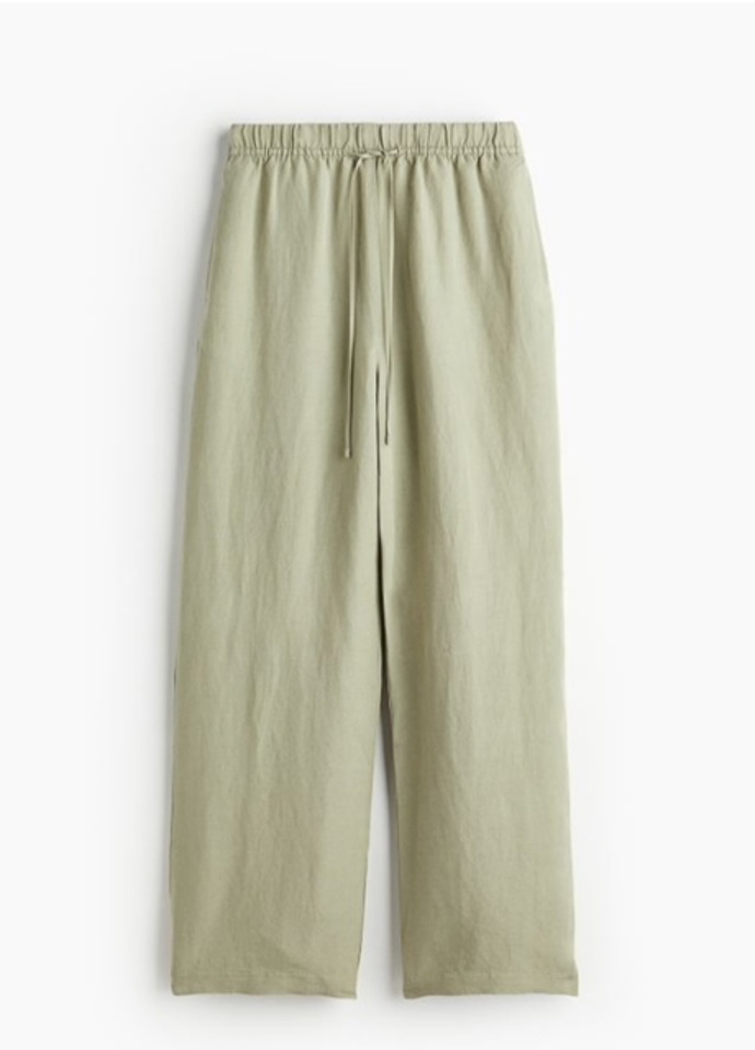 Kalhoty z lněné směsi H&M, 479 Kč
Kalhoty z lněné směsi H&M, 479 Kč