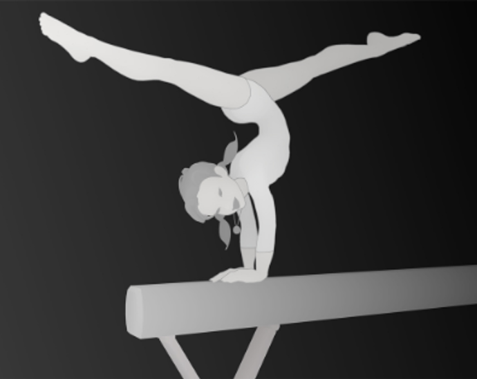 Gymnastka na kladině
Gymnastka na kladině