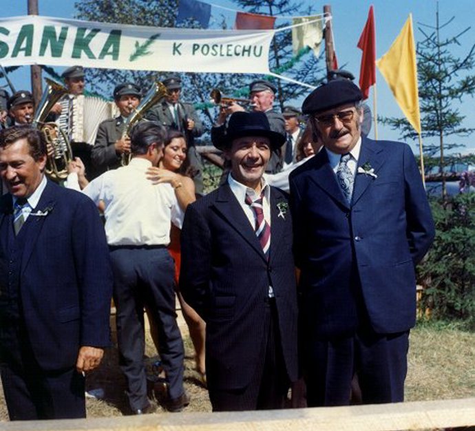 Josef Kemr a Jiří Sovák v Chalupářích