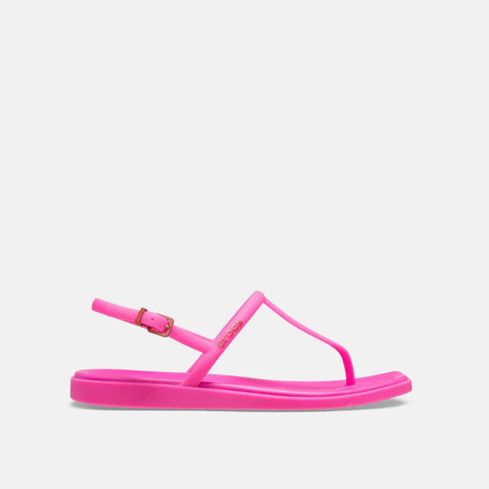 Minimalistické sandálky Miami Thong Sandal s jemnými pásky, módní hranatou špičkou a mírným klínkem, 1199 Kč

