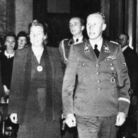 Reinhard Heydrich s manželkou Linou
