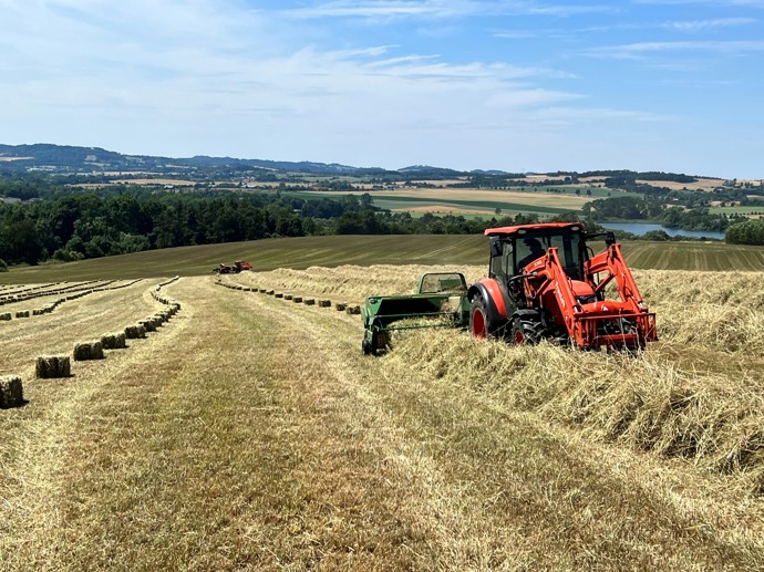 Galerie: Farma Kačiny se zaměřuje na seno pro koně
