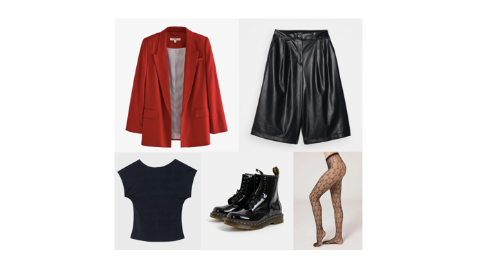 Beran:
Základem outfitu pro Berana je rudé pohodlné sako a trendy koženkové bermudy. Doplňte je basic topem v odhalenými zády a síťovanými punčochami. Klasické černé lesklé Martensky jsou třešničkou na dortu.
Červené sako, Next, 1675 Kč
PANTALONI - Šortky z koženky, Armani Exchange, 3480 Kč
OPEN-BACK - Triko, Stradiavrius, 359 Kč
Černé dámské kožené kotníkové boty, Dr. Martens, 5189 Kč.
GEOMETRIC PATTERN - Punčocháče, Calzedonia, 369 Kč
Beran:
Základem outfitu pro Berana je rudé pohodlné sako a trendy koženkové bermudy. Doplňte je basic topem v odhalenými zády a síťovanými punčochami. Klasické černé lesklé Martensky jsou třešničkou na dortu.
Červené sako, Next, 1675 Kč
PANTALONI - Šortky z koženky, Armani Exchange, 3480 Kč
OPEN-BACK - Triko, Stradiavrius, 359 Kč
Černé dámské kožené kotníkové boty, Dr. Martens, 5189 Kč.
GEOMETRIC PATTERN - Punčocháče, Calzedonia, 369 Kč