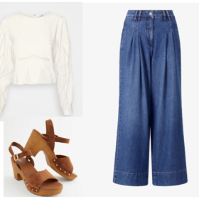 Moderní boho outfit 

Džíny Relaxed Fit, Rich & Royal, 3900 Kč. 
MIRAMA - BLŮZA, IRO, 9480 Kč. 
Sandály, Next, 1670 Kč. 
