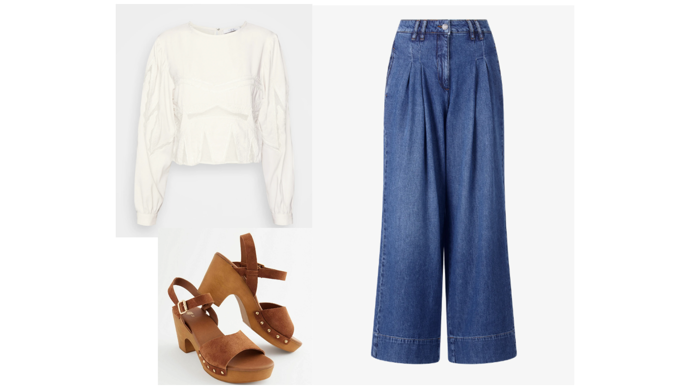 Moderní boho outfit 

Džíny Relaxed Fit, Rich & Royal, 3900 Kč. 
MIRAMA - BLŮZA, IRO, 9480 Kč. 
Sandály, Next, 1670 Kč. 

