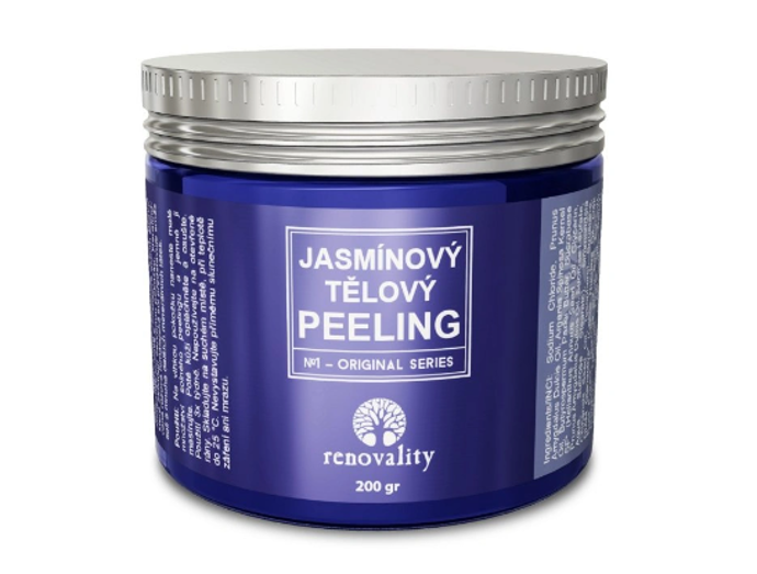 Jasmínový tělový peeling 200 gr, Renovality, 335,- Kč
Jasmínový tělový peeling 200 gr, Renovality, 335,- Kč