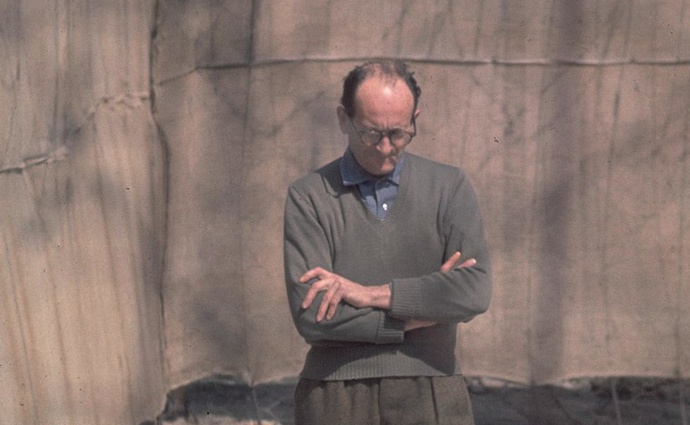 Adolf Eichmann ve vězení
