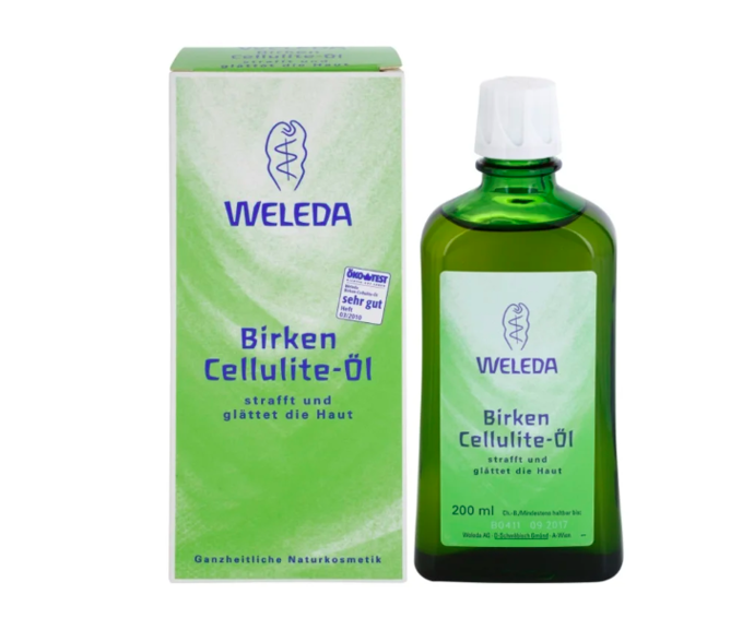 Břízaolej na celulitidu, Weleda, 749 Kč.
Břízaolej na celulitidu, Weleda, 749 Kč.