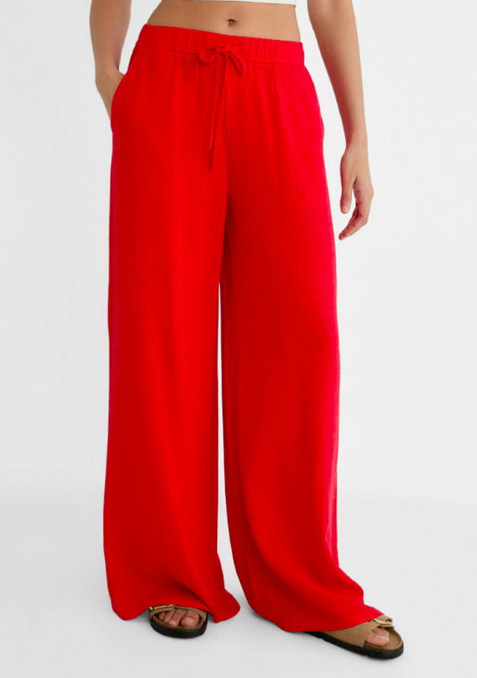 WIDE-WITH ELASTIC WAISTBAND , Stradivarius, 699 Kč. 
