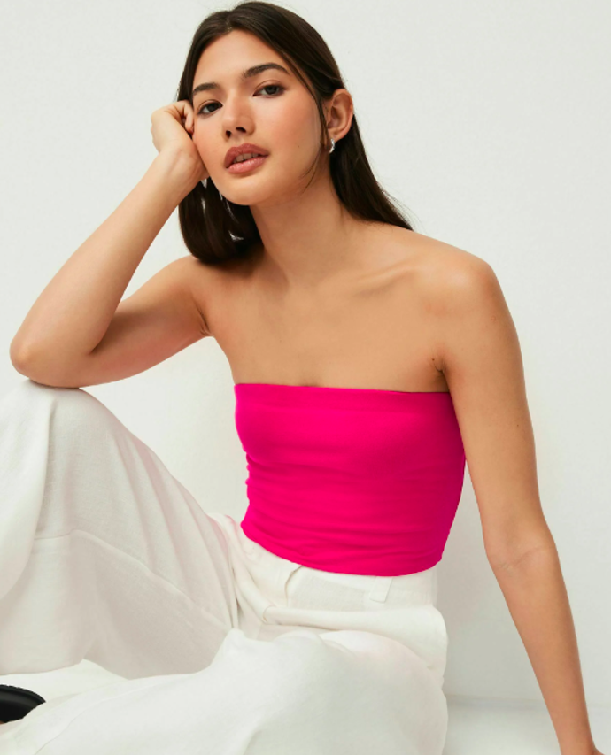 LENGTH BOOBTUBE REGULAR FIT - Top, Next, 260 Kč. 
