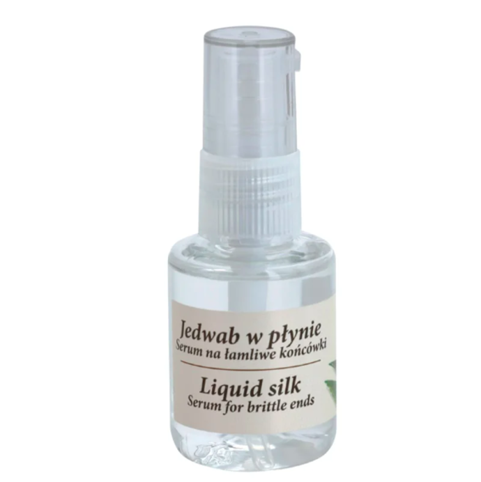 Hair Care Liquid Silksérum na křehké konečky vlasů, Green Pharmacy, 77 Kč. 
