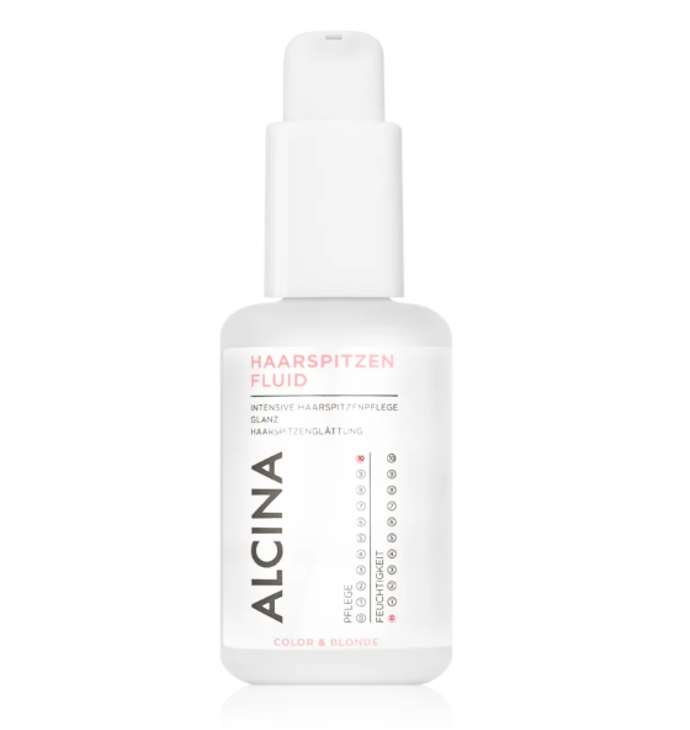 Color & Blond Hair Tip Fluidhydratační a posilující fluid na konečky vlasů, Alcina, 429 Kč. 
