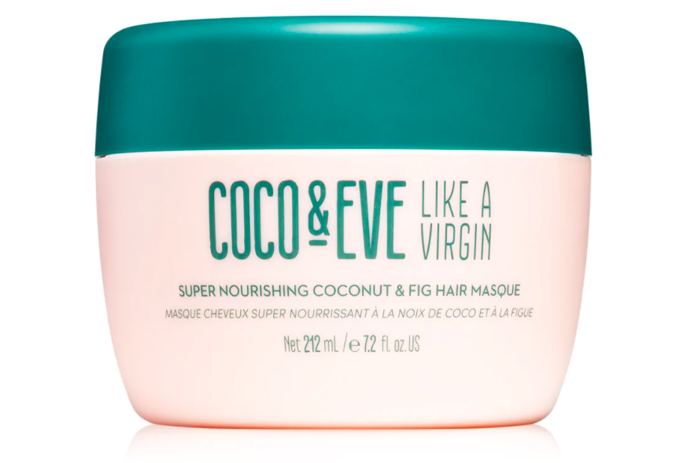 Like A Virgin Super Nourishing Coconut & Fig Hair Masque hloubkově vyživující maska pro lesk a hebkost vlasů, Coco & Eve, 884 Kč. 
