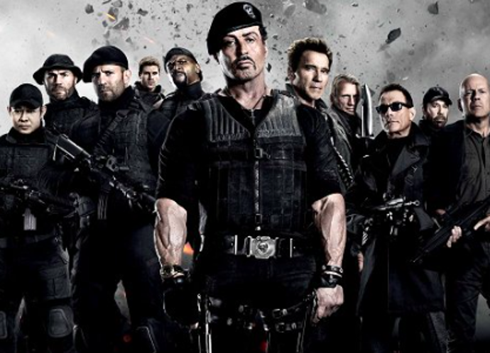 Chuck Norris a jeho parťáci ve filmu Postradatelní 2
Chuck Norris a jeho parťáci ve filmu Postradatelní 2