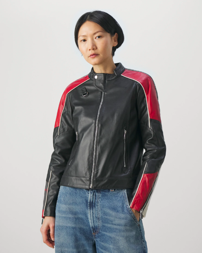 MOTO JACKET - KOŽENÁ BUNDA, Studio ID, 14160 Kč. 
