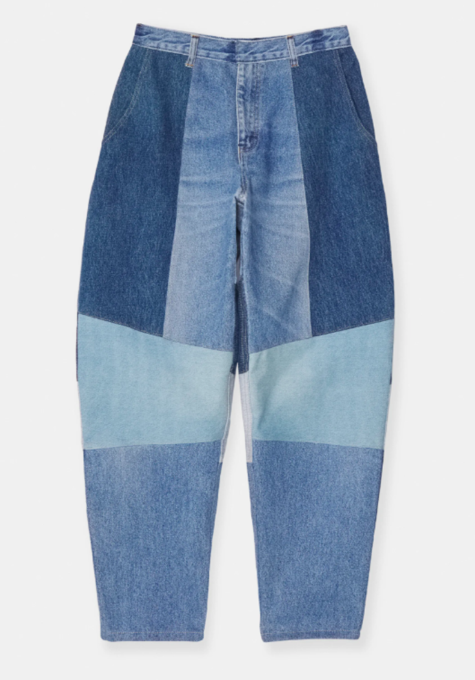 WIDE PATCHWORK REWORKED - DŽÍNY RELAXED FIT, KSENIA SCHNAIDER, 11490 Kč. 
