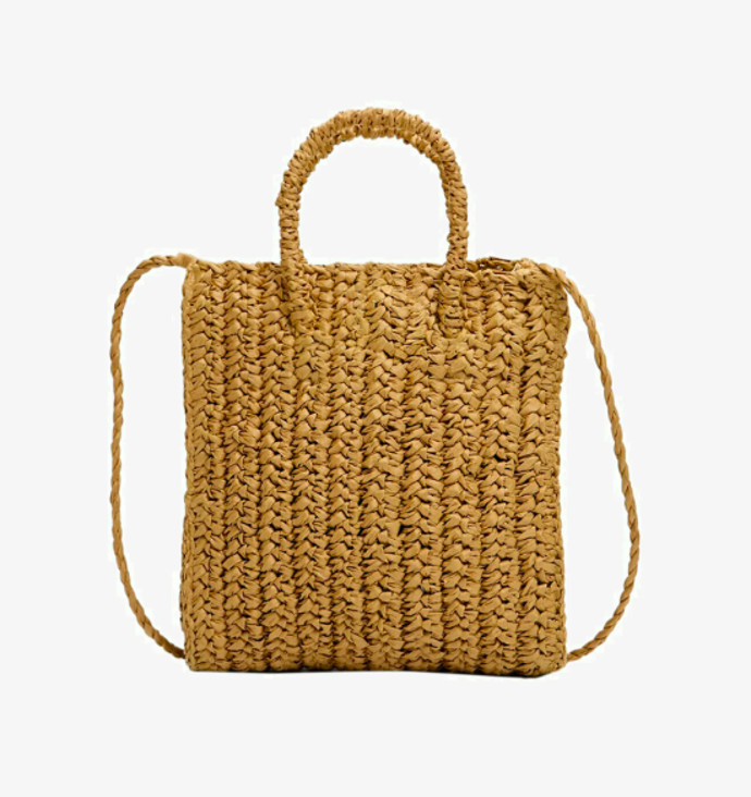 RAFFIA-STYLE - Kabelka, Stradivarius, 499 Kč. 
