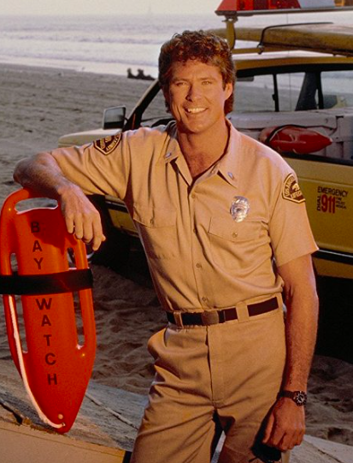 David Hasselhoff v Pobřežní hlídce
