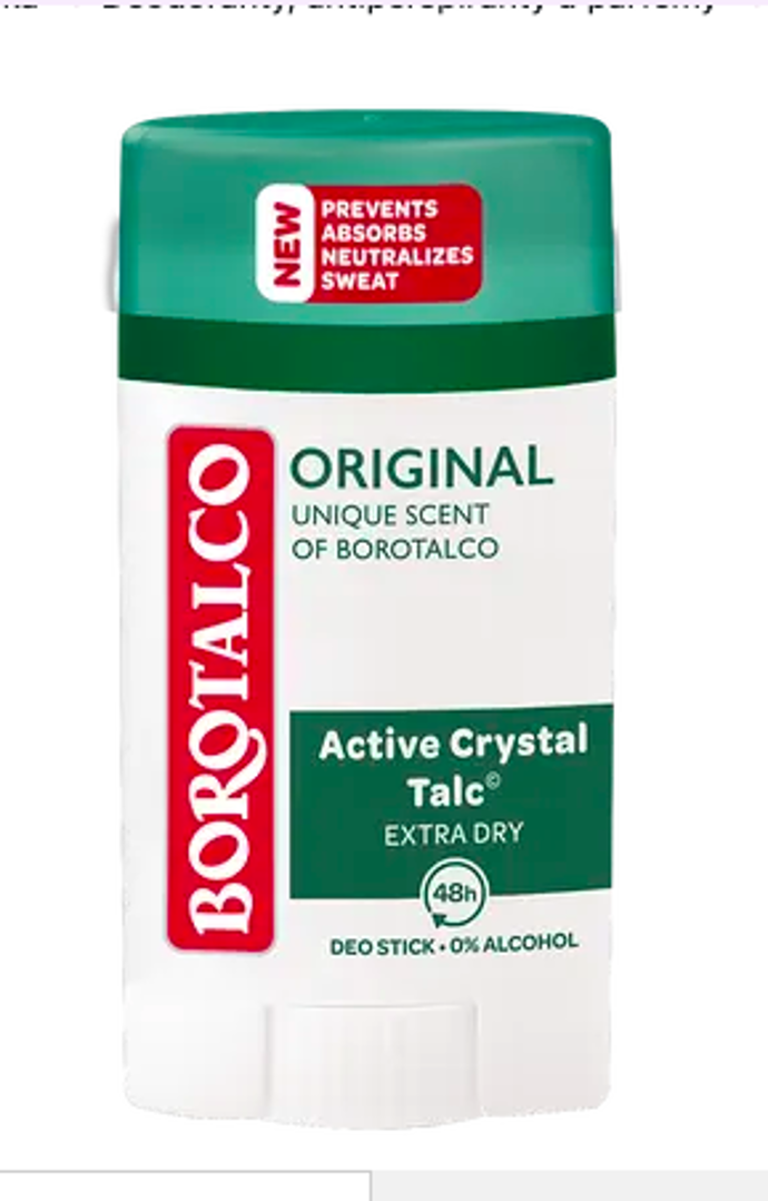 Original deodorant Borotalco

Tuhý deodorant s nezaměnitelnou a velmi příjemnou vůní. Má tuhou, ale lehce krémovou texturu, která dobře přilne na pokožku, nedělá žmolky a skvrny. Efektivně pohlcuje pot a má dlouhou výdrž. Neobsahuje alkohol.

Cena: 125 Kč
