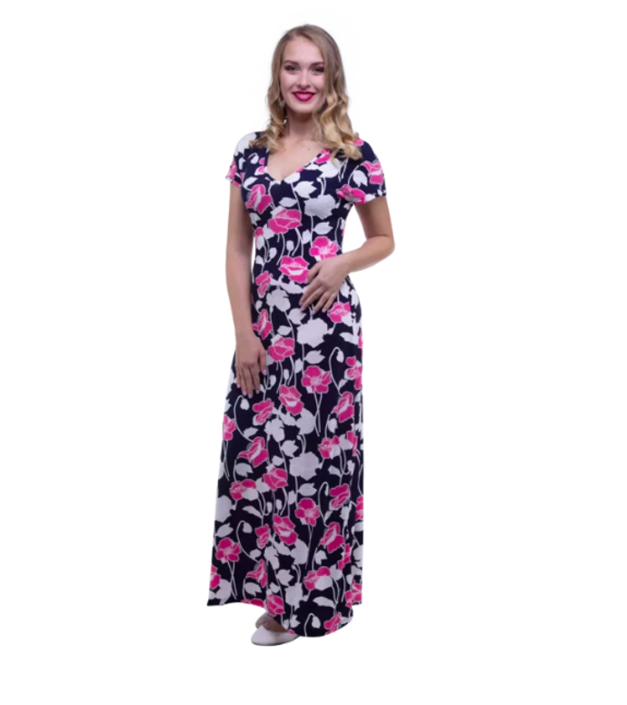 Funkční letní šaty - tm.modrá-pink kytky, Moira, 2990 Kč.
Funkční letní šaty - tm.modrá-pink kytky, Moira, 2990 Kč.