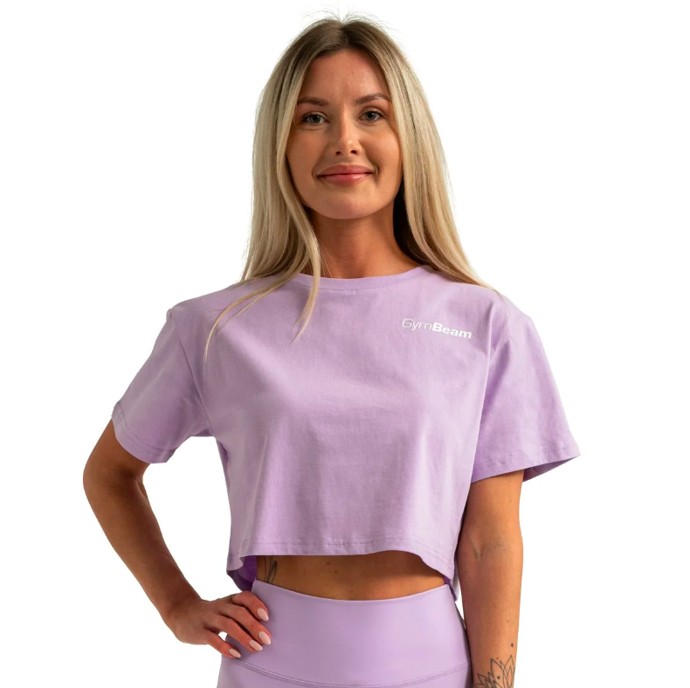 Dámské tričko Cropped Limitless Lavender, GymBeam, 269 Kč.
Dámské tričko Cropped Limitless Lavender, GymBeam, 269 Kč.