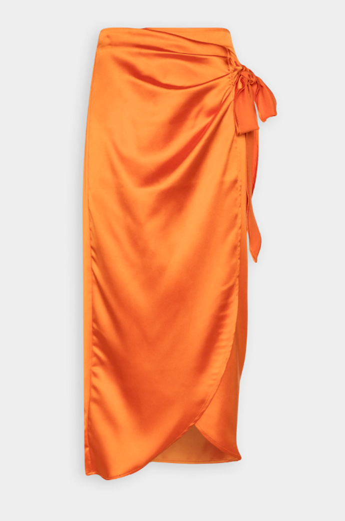 WRAP MIDI SKIRT - Zavinovací sukně, Gina Tricot, 660 Kč. 
