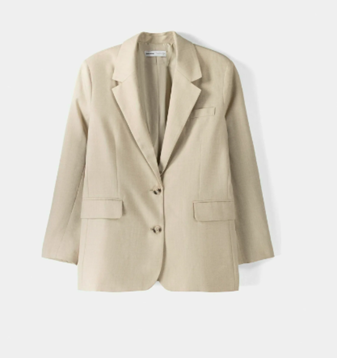RELAXED - Krátký kabát, Bershka, 799 Kč. 
