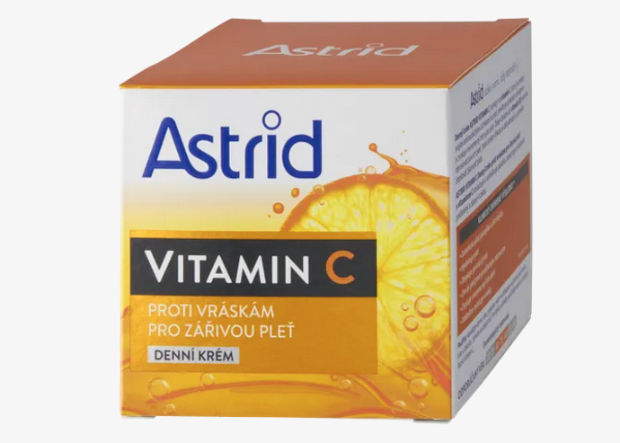 Denní krém Vitamin C proti vráskám obsahuje vitamin C, který je známý svými antioxidačními účinky na pleť, posiluje produkci kolagenu a zvyšuje rovnoměrný tón a jas pleti. Dále obsažený vitamin B3 pomáhá obnovovat povrch pleti, brání ztrátě vlhkosti a dehydrataci a také pomáhá zlepšovat zářivost pleti. 199 Kč
Denní krém Vitamin C proti vráskám obsahuje vitamin C, který je známý svými antioxidačními účinky na pleť, posiluje produkci kolagenu a zvyšuje rovnoměrný tón a jas pleti. Dále obsažený vitamin B3 pomáhá obnovovat povrch pleti, brání ztrátě vlhkosti a dehydrataci a také pomáhá zlepšovat zářivost pleti. 199 Kč