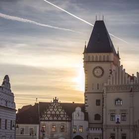 Tábor je romantické město.
