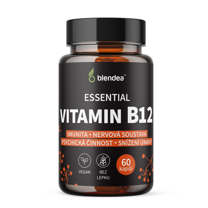Essential vitamin B12, Blendea, 279 Kč.
Essential vitamin B12, Blendea, 279 Kč.