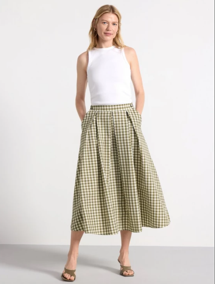Sukně z krepové látky, Lindex, 1049 Kč
Sukně z krepové látky, Lindex, 1049 Kč