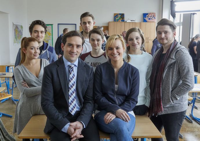 Matyáš Ruml v roli Davida Kučery v nekonečném seriálu Ulice
