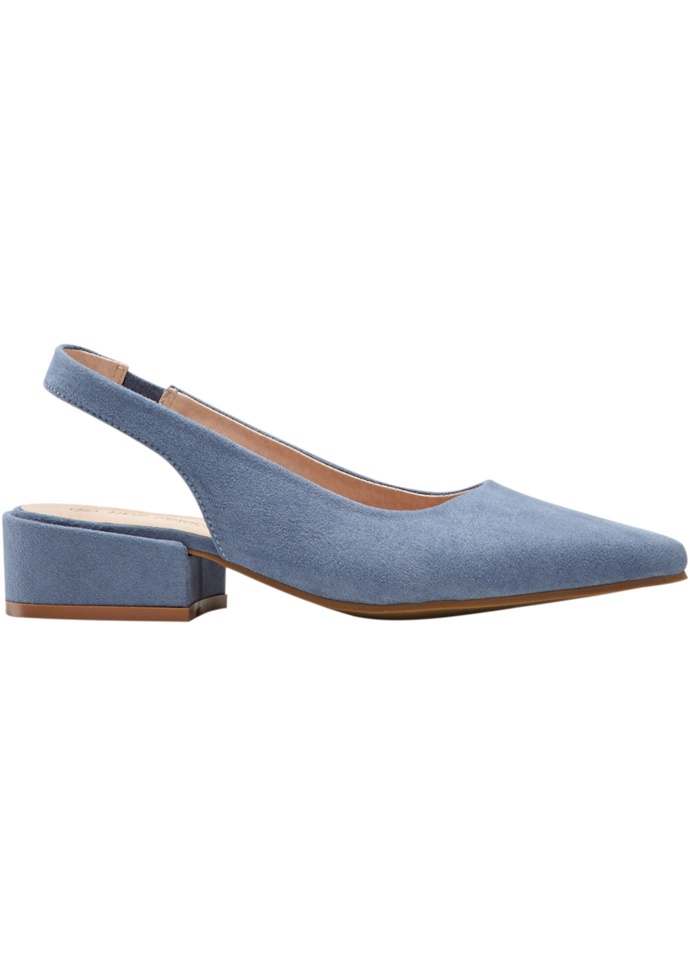 Sling-back lodičky s atypickým podpatkem, Bonprix, 579 Kč
Sling-back lodičky s atypickým podpatkem, Bonprix, 579 Kč