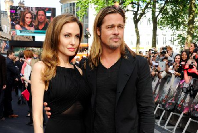 Brad s bývalou partnerkou Angelinou Jolie
Brad s bývalou partnerkou Angelinou Jolie