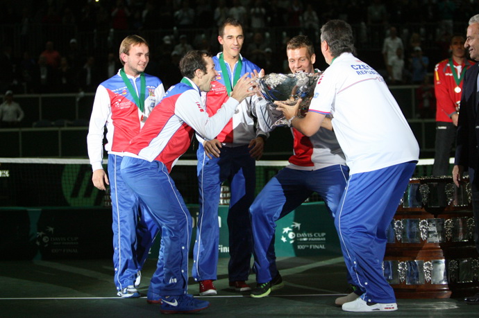 Lukáš byl součástí týmu, jenž vyhrál Davis Cup
