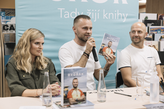 Marek s Nikol Leitgeb a Martinem Moravcem
Marek s Nikol Leitgeb a Martinem Moravcem