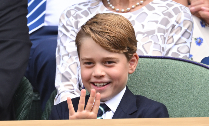 Princ George na Wimbledonu v roce 2022.
