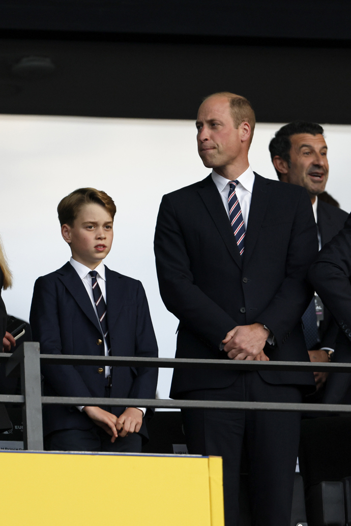 William a George na fotbalovém Euru 2024.
