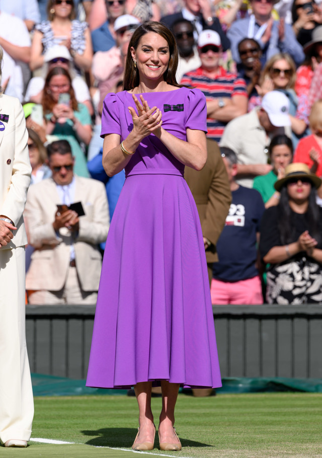 Princezna Kate na Wimbledonu 2024.
