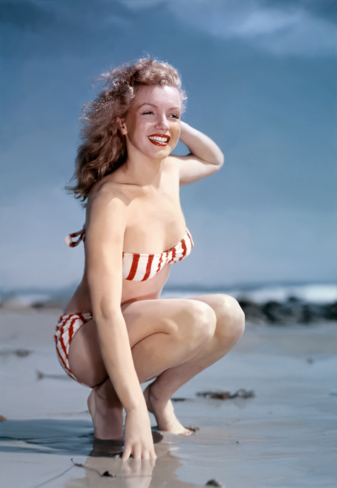 Marilyn Monroe v roce 1948.
Marilyn Monroe v roce 1948.