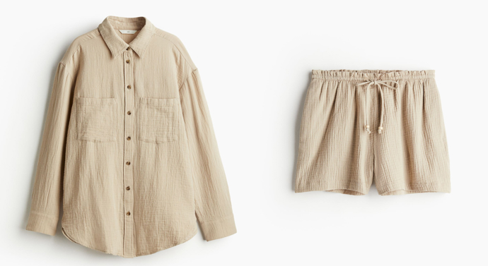 Košile, 599 Kč; šortky, 479 Kč; H&M
Košile, 599 Kč; šortky, 479 Kč; H&M