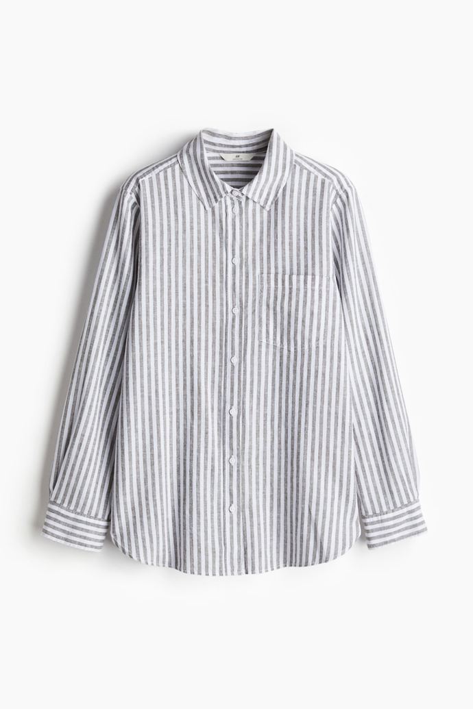Košile z lněné směsi, H&M, 479 Kč.
Košile z lněné směsi, H&M, 479 Kč.