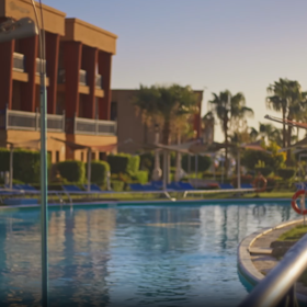 Hotel v Egyptě, kde došlo k tragédii
