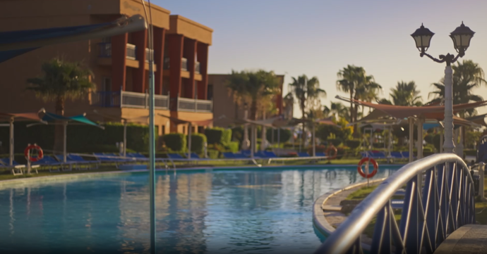 Hotel v Egyptě, kde došlo k tragédii
