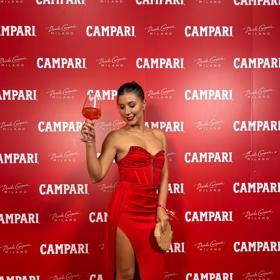 Veronika Lálová na Campari Lounge na MFF KV.
